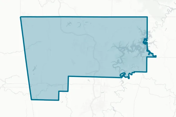 Benton County, Arkansas, Federal Awards Program — detail map