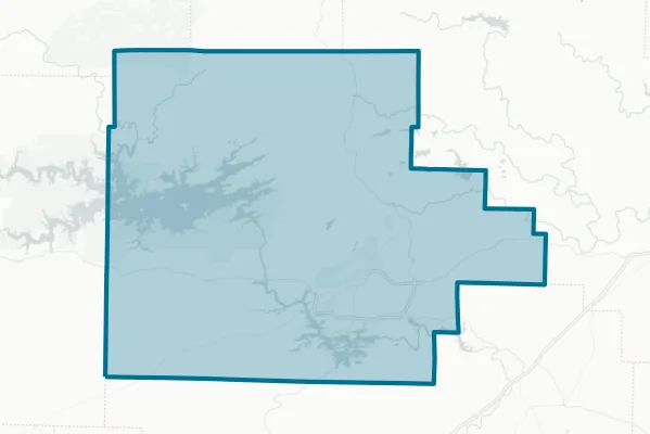 Garland County — detail map
