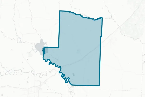 Hempstead County — detail map