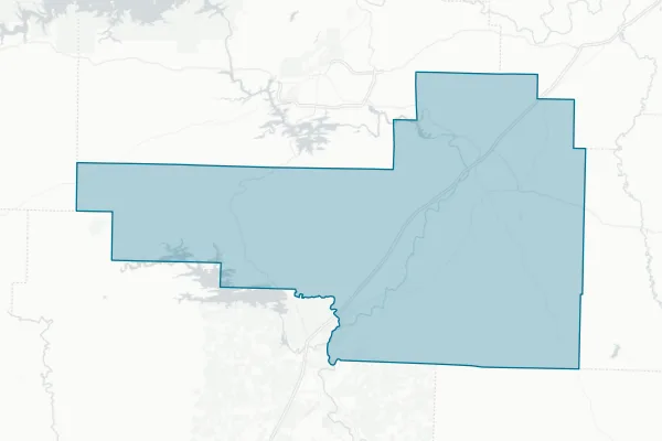 Hot Spring County — detail map