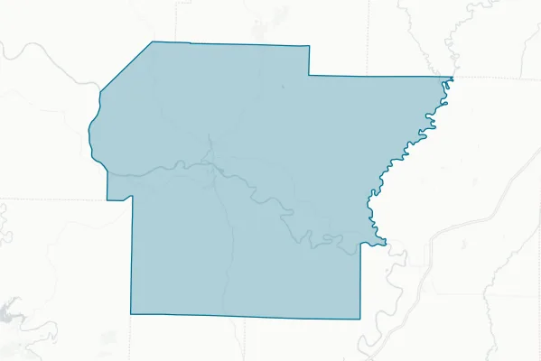 Independence County — detail map