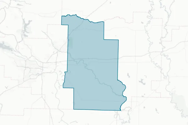 Lonoke County — detail map