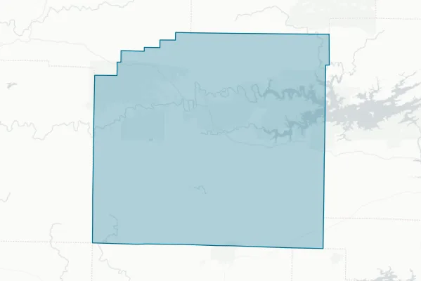 Montgomery County Arkansas — detail map