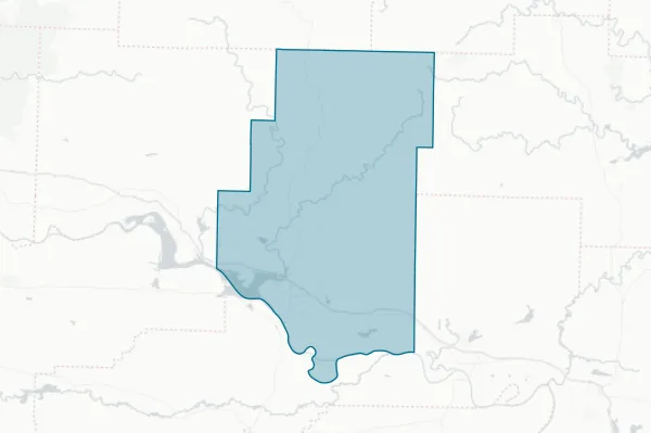 County of Pope — detail map