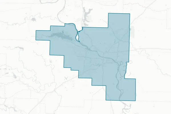 Pulaski County — detail map