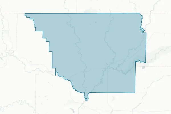 Randolph County — detail map