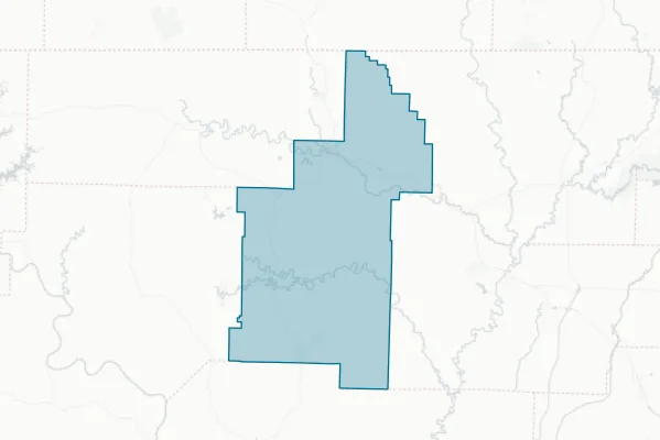 Sharp County — detail map