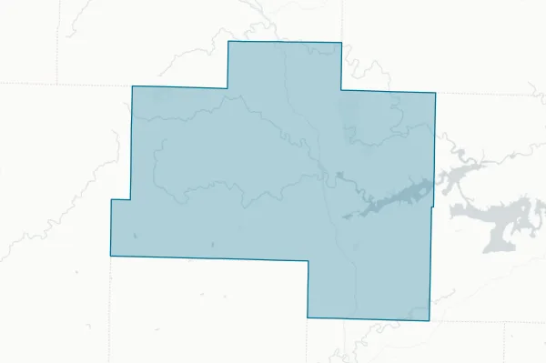 Van Buren County — detail map
