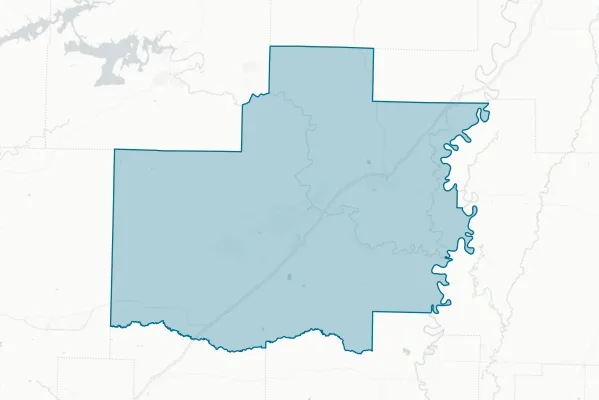 White County — detail map
