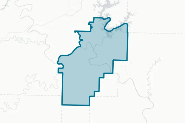Norfork School District — detail map