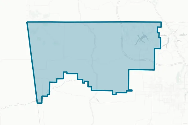 Gravette School District — detail map