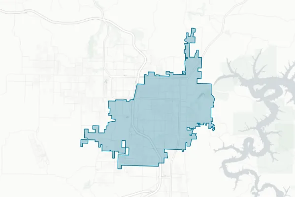 City of Rogers — detail map