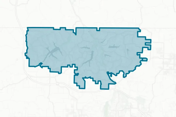 City of Bella Vista — detail map