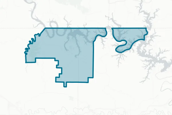 Lead Hill School District — detail map