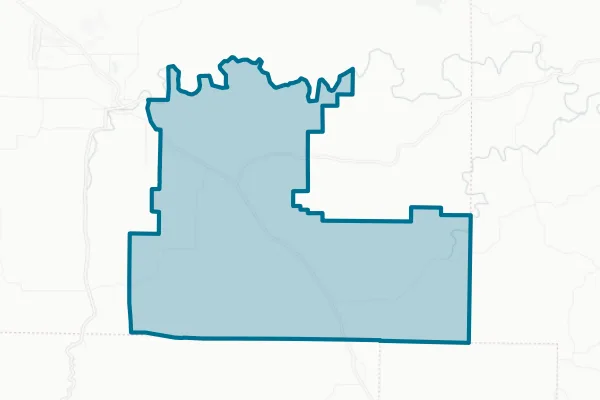 Valley Springs School District — detail map