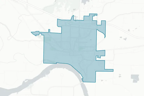 City of Morrilton — detail map
