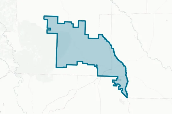 Fordyce School District — detail map