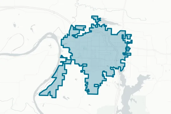 City of Conway — detail map