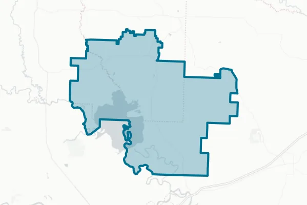 Mineral Springs School District — detail map