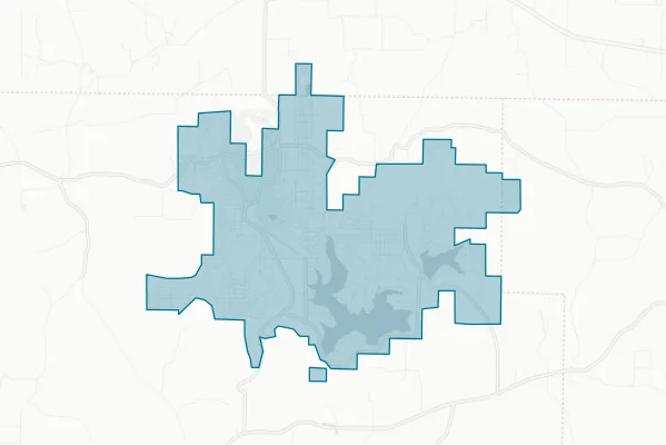 City of Horseshoe Bend — detail map