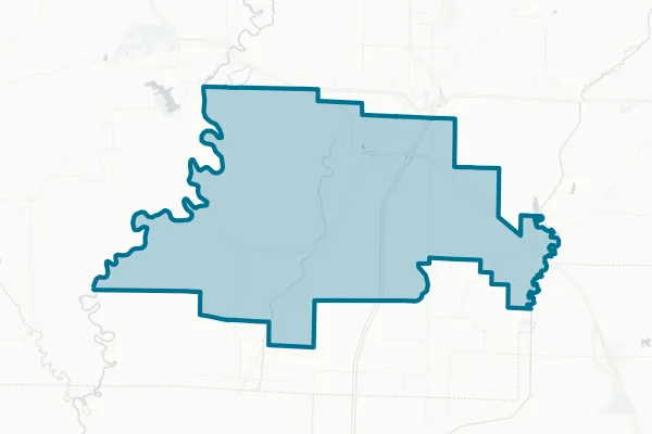 Hoxie School District — detail map