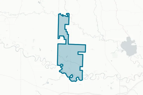 Foreman School District — detail map