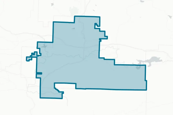 Booneville School District — detail map