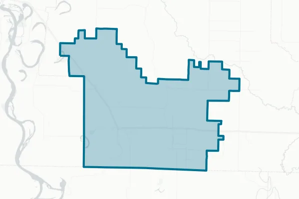 England School District — detail map