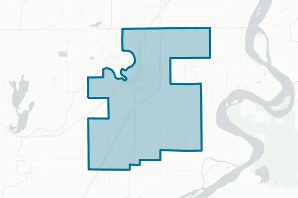 Blytheville School District No. 5 — detail map
