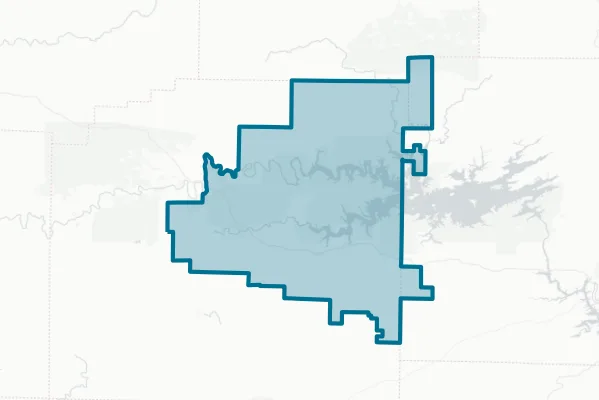 Mount Ida School District — detail map