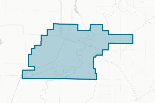 Marked Tree School District — detail map