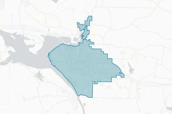 City of Russellville — detail map