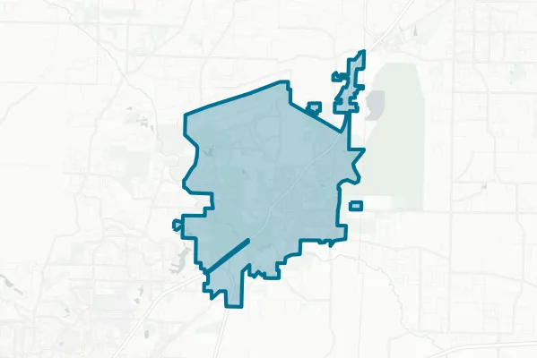 City of Jacksonville — detail map