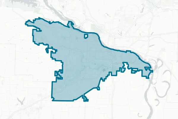City of Little Rock — detail map