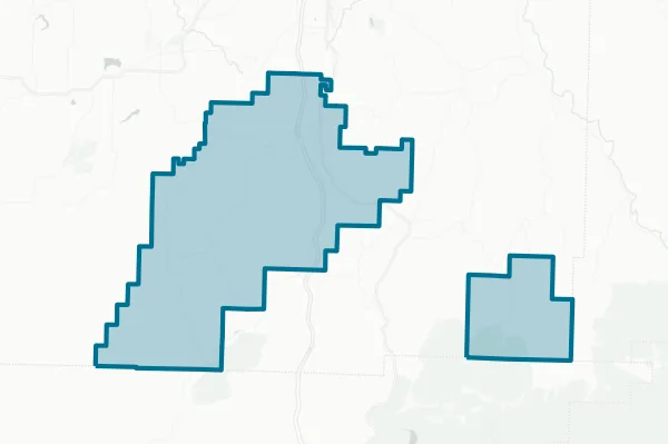 West Fork School District — detail map