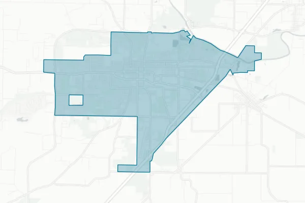 City of Searcy — detail map