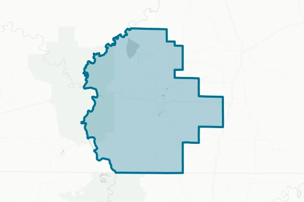 Crossett School District — detail map