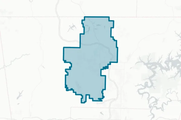 Bentonville School District #6 — detail map
