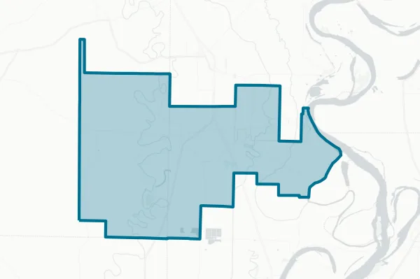 Dermott Special School District — detail map