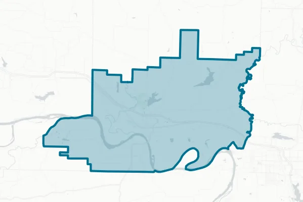 Conway County — detail map