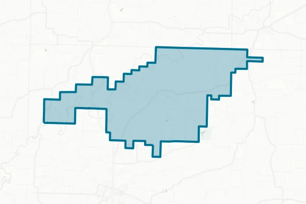 Guy-perkins School District — detail map