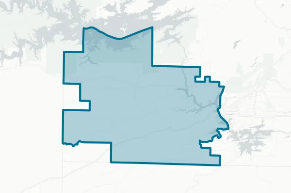 Lake Hamilton School District No. 5 — detail map