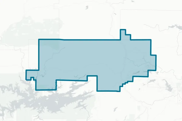 Jessieville School District — detail map