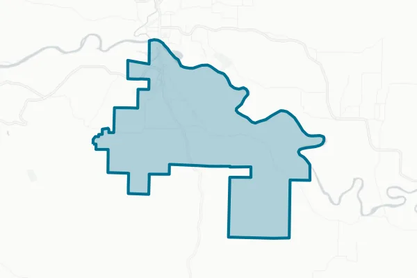 Southside School District — detail map