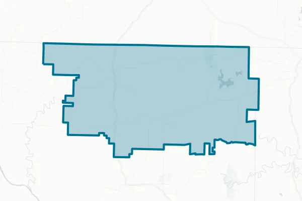 Izard County Consolidated School District — detail map