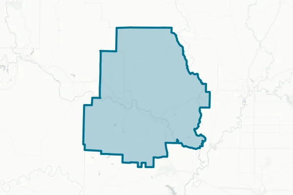 Sloan-hendrix School District — detail map