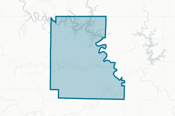 Flippin School District — detail map