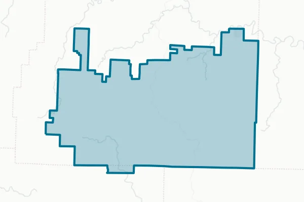 Deer/mt. Judea School District — detail map