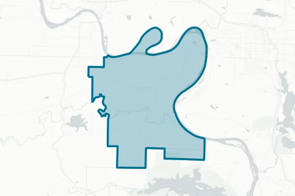 East End School District — detail map