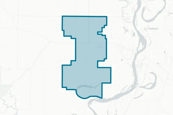 Barton School District — detail map